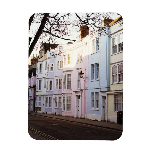 Ímã Belas casas antigas da cidade (Vertical)