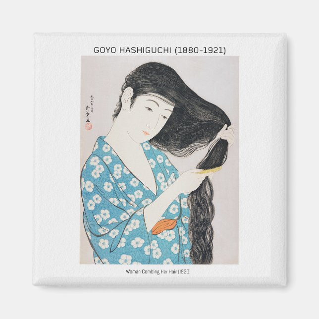 Imã Belas mulheres japonesas - Goyō Hashiguchi (Frente)