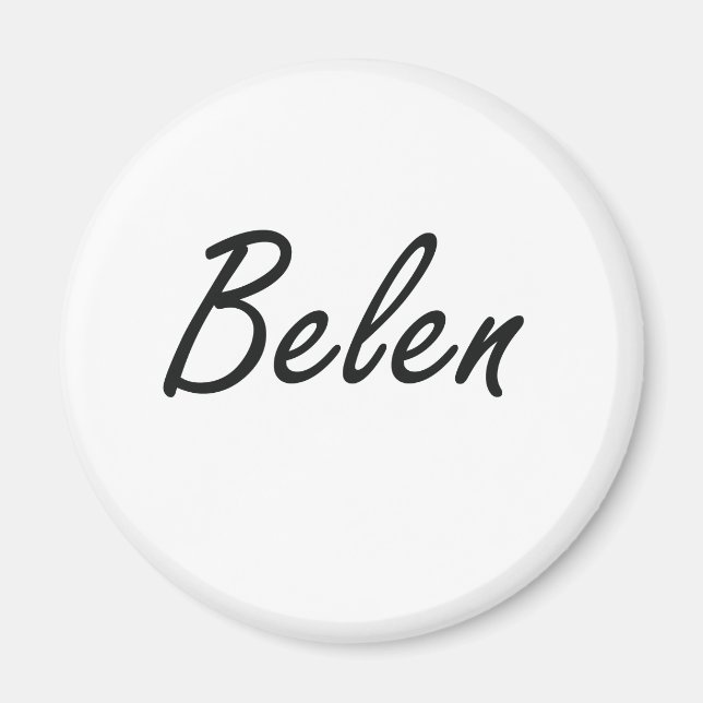 Imã Belen - Design de nome artístico (Frente)