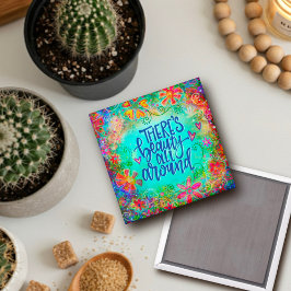 Imã Beleza À Volta Do Magnete De Inspirividade Floral