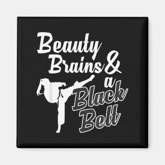 Imã Beleza Cérebro E Artes Marciais De Karatê Faixa Pr