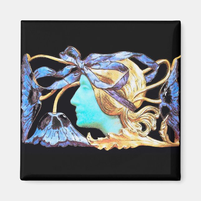 IMÃ BELEZA DA MULHER ELEGANTE JUDAEL/LADY,ARCO AZUL,FL (Frente)