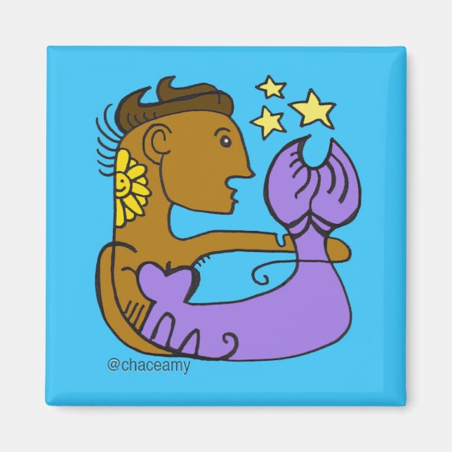 Imã Beleza da Sereia Bronzada (Frente)