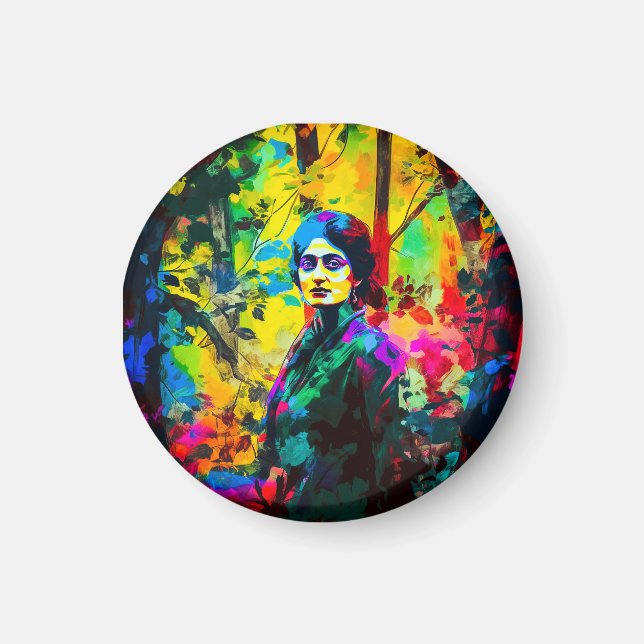 Imã Beleza de outono vibrante (Frente)