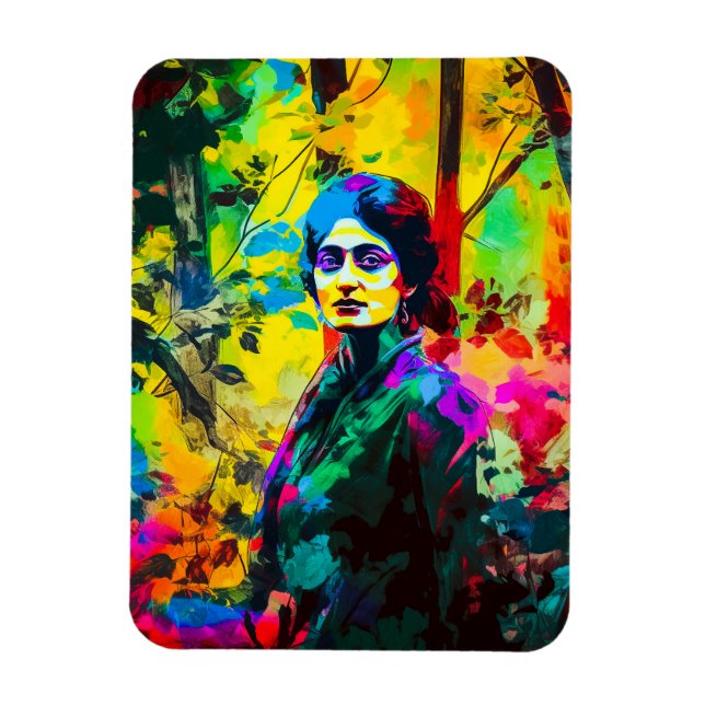 Ímã Beleza de outono vibrante (Vertical)