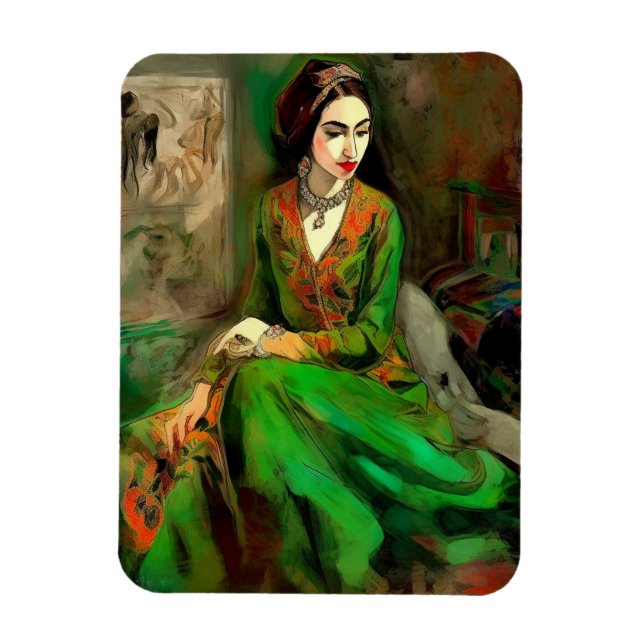 Ímã Beleza em Verde (Vertical)