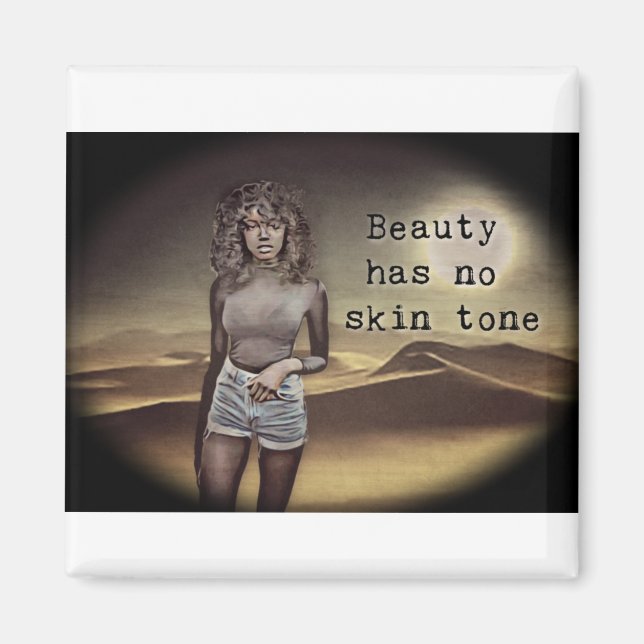 Imã beleza não tem tom de pele (Frente)