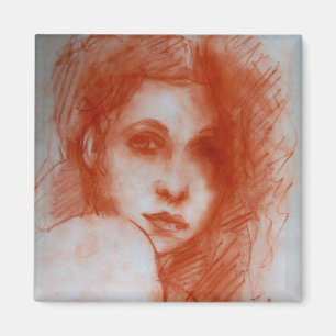 Imã BELEZA ROMÂNTICA / Retrato feminino em Sepia Brow