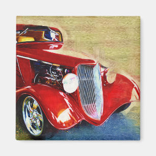 Imã Beleza vermelha - o carro do coletor clássico