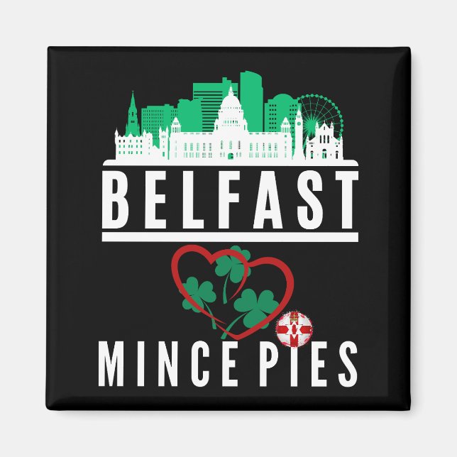 Imã Belfast ama Mince Pies Cityscape (Frente)