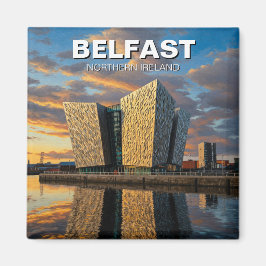 Imã Belfast Norte Ireland Viagem Sunset