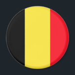 Imã bélgica<br><div class="desc">Bandeira da Bélgica. A bandeira nacional da Bélgica (holandesa: Vlag van België, francesa: Drapeau de la Belgique, alemã: Flagge Belgiens) contém três bandas verticais iguais de preto (lado oposto), amarelo e vermelho. As cores foram tiradas das cores do Ducado de Brabant, e a design vertical pode ser baseada na bandeira...</div>