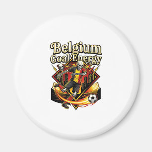 Imã Bélgica Gol Energia Esqueleto Atacante Nações Negr