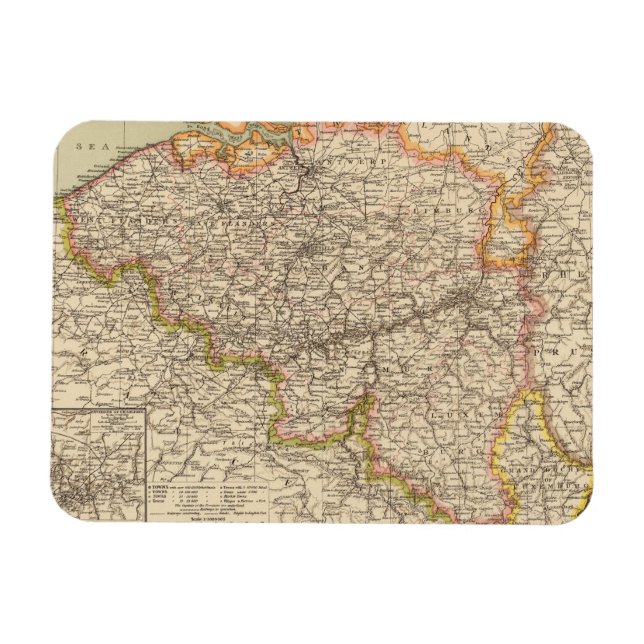 Ímã Bélgica, Luxemburgo (Horizontal)