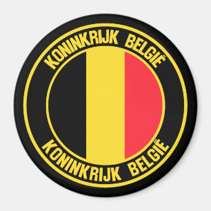 Imã Bélgica Round Emblem