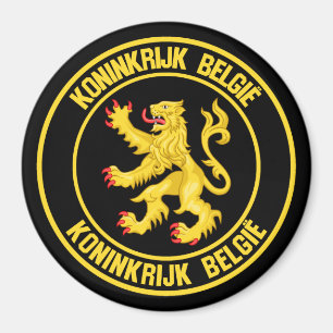 Imã Bélgica Round Emblem