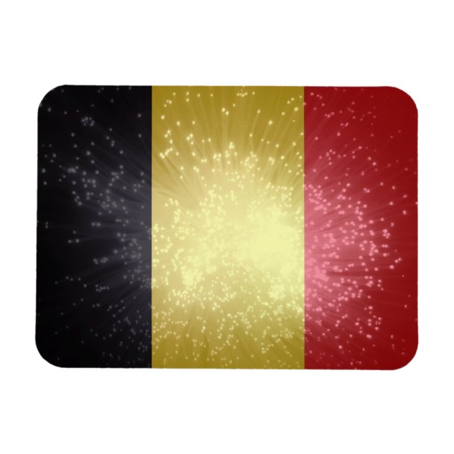 Ímã België; Bélgica Flag (Horizontal)