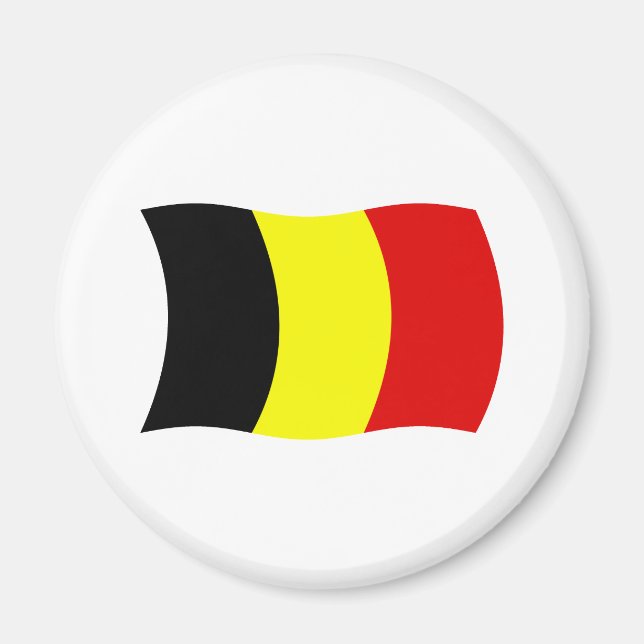 Imã Belgium Flag Magnet (Frente)