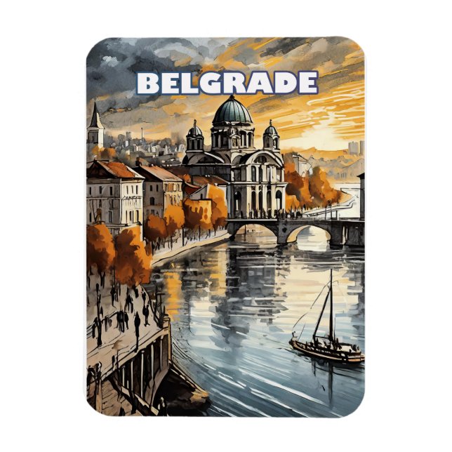 Ímã Belgrade, capitale des contrastes (Vertical)
