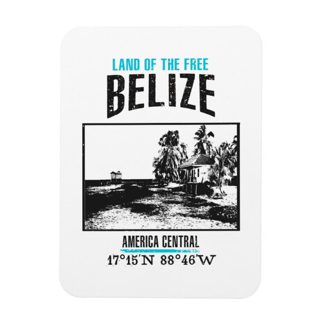 Ímã Belize (Vertical)