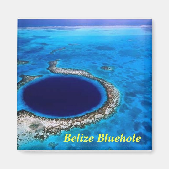 Imã Belize bluehole, Belize Bluehole (Frente)