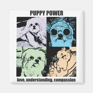 Imã Bella Puppy Power Magnet