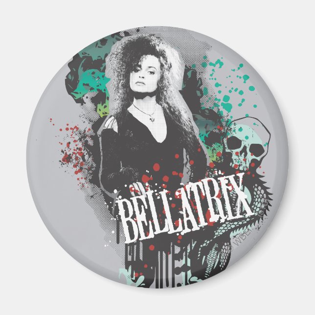 Imã Bellatrix Lestrange Graphic Logo (Frente)