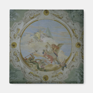Imã Bellerophon que monta Pegasus, c.1746-47 (fresco)