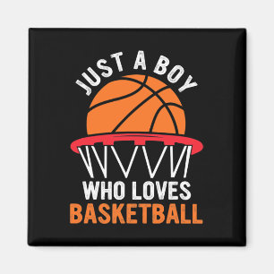 Imã Belo Basquete Para Meninos - Apenas Um Menino Que 