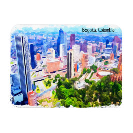 Ímã Belo Bogota Colômbia Cidade Panorama