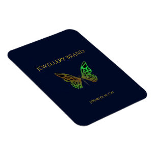 Ímã Belo borboleta azul-escuro