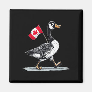 Imã Belo Canadá Olhando Animal Com Ganso Legal