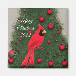 Imã Belo Cardeal Vermelho de Natal