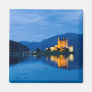 Imã Belo castelo de Eileen Donan, em Dornie Ocidental