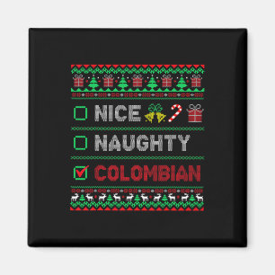 Imã Belo Checklist de Natal colombiano colombiano