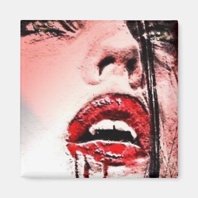 Imã Belo e sangrento vampiro (Frente)
