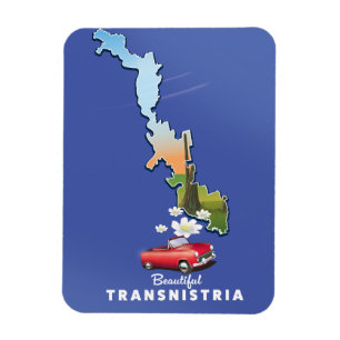 Ímã Belo mapa da Transnístria