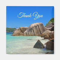 Belo Mar Tropical Rocky Coastline Obrigado