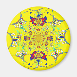 Imã Belo Ouro de Luz Arte Floral: Um Toque Posh