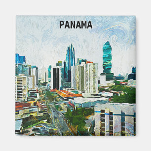 Imã Belo poço de óleo da cidade do Panamá