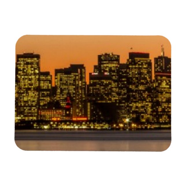 Ímã Belo pôr do sol em São Francisco (Horizontal)