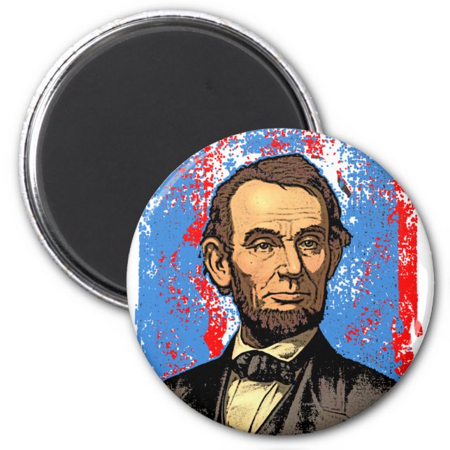 Imã Belo retrato de Abraham Lincoln (Frente)
