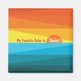 Imã Belo Sol Colorido