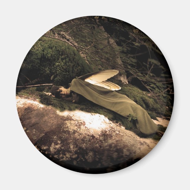 Imã Belo Sonho Mama de Fadas Redondas (Frente)