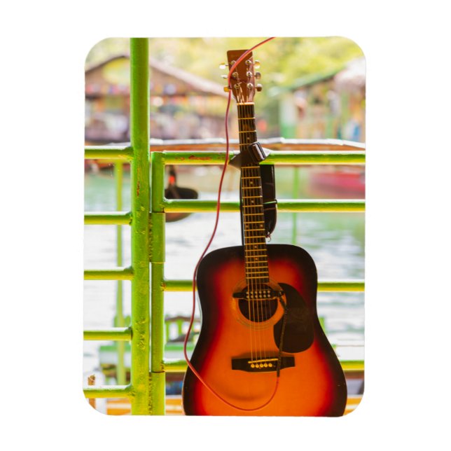 Ímã Belo Violão Acústico (Vertical)