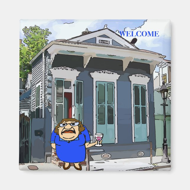 Imã Bem-vinda senhora na Rua do Desejo (Frente)