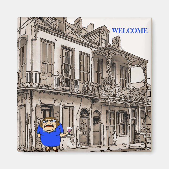 Imã Bem-vinda senhora na Rua do Desejo (Frente)