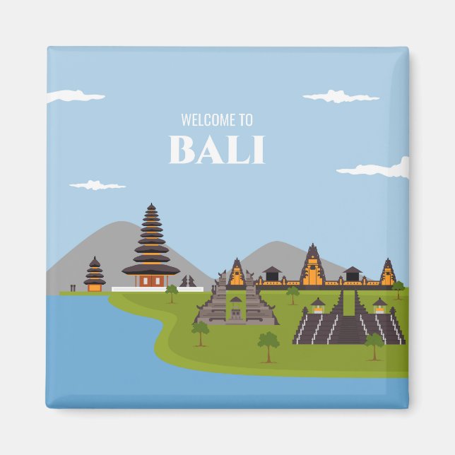 Imã Bem-vindo a Bali (Frente)