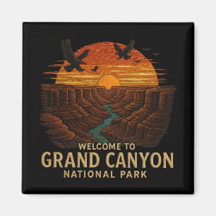 Imã Bem-vindo à Embroiderme Grand Canyon National USA