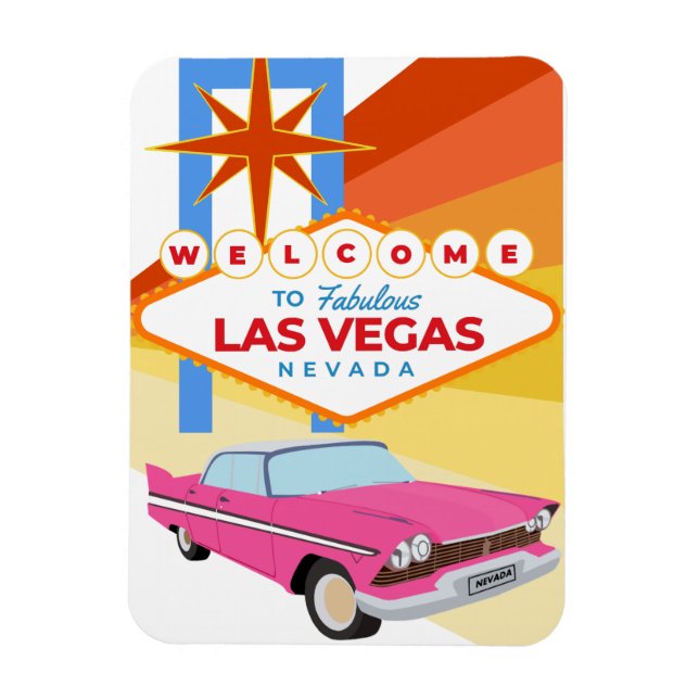 Ímã Bem-vindo a Las Vegas (Vertical)